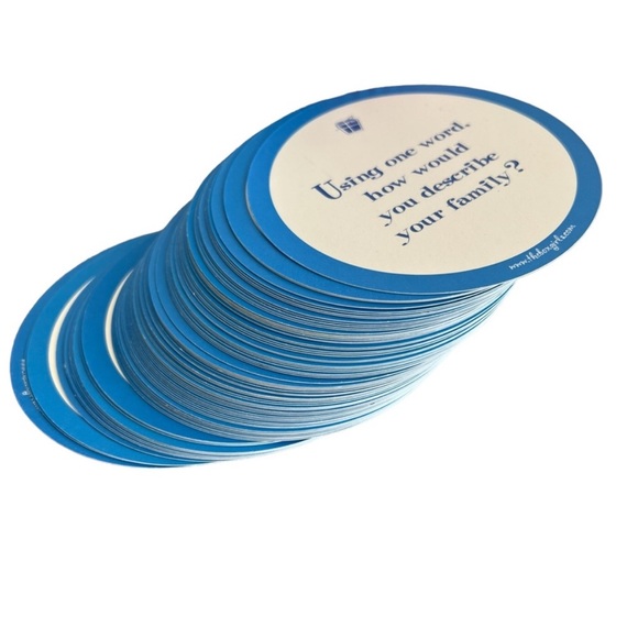 The family dinner box of questions cards create great conversations family game - Picture 3 of 4